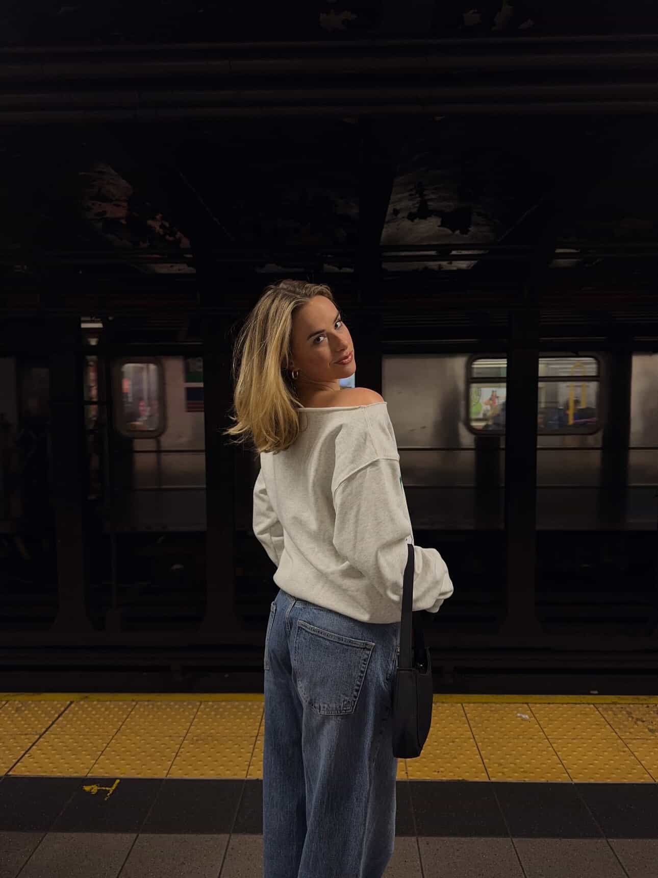 Vintage Philadelphia Football Off the Shoulder Sweatshirt