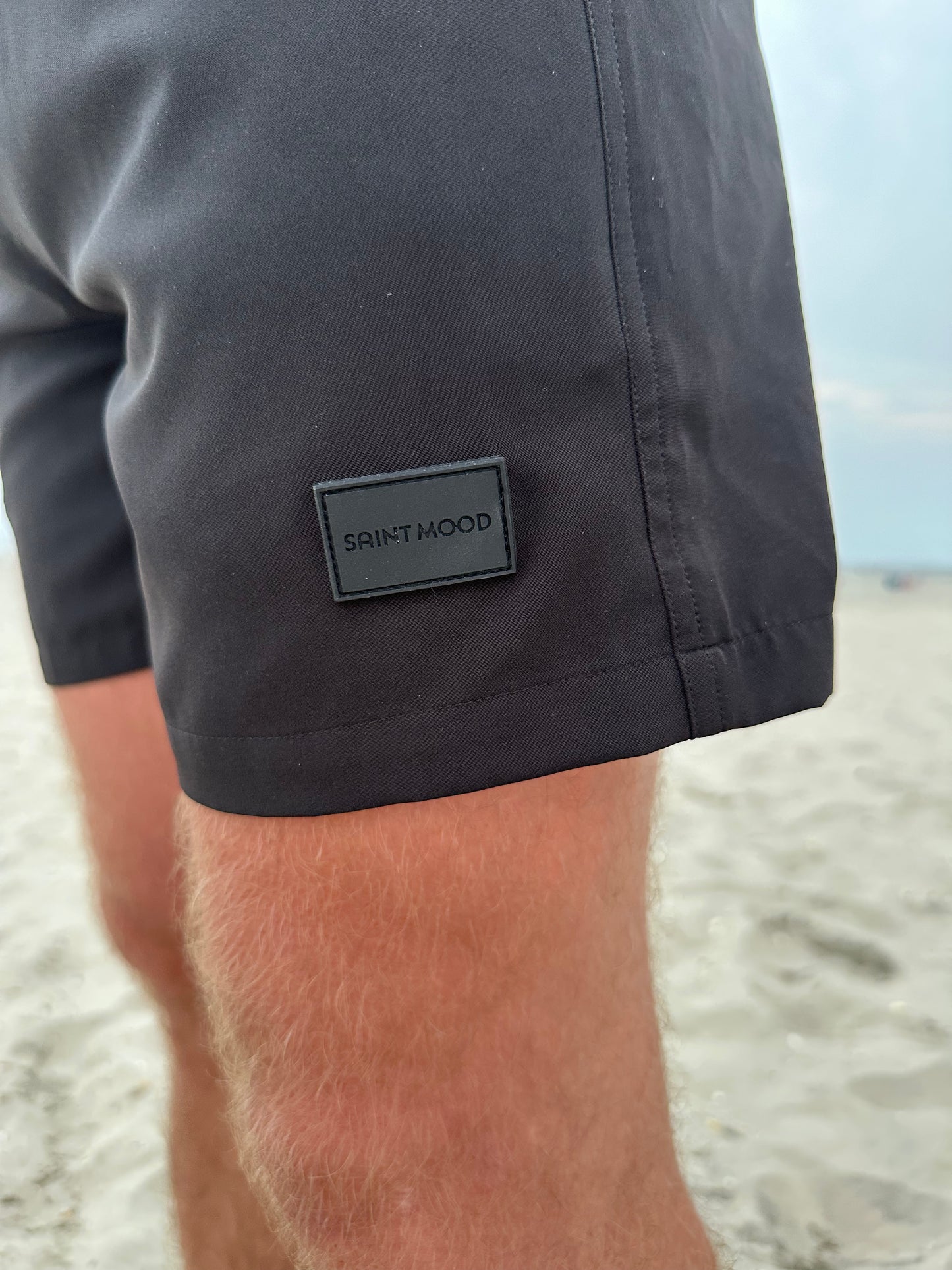 Men's Black Swim Trunks